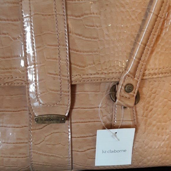 Liz Claiborne Tan Satchel - Picture 2 of 4